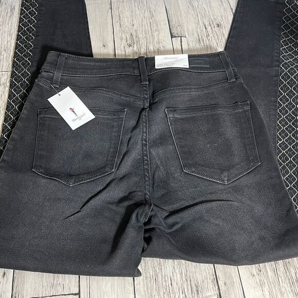 Skinnygirl Women's Larry High Rise Skinny Geometric Print Black Jeans Size 28/6 - Picture 4 of 11